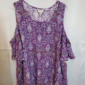 St. John's Bay cold shoulder top size XXL